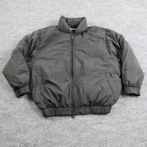 Essentials Jacket Kids Unisex 8 Black Puffer Quilted Bomber Coat Winter Warm
